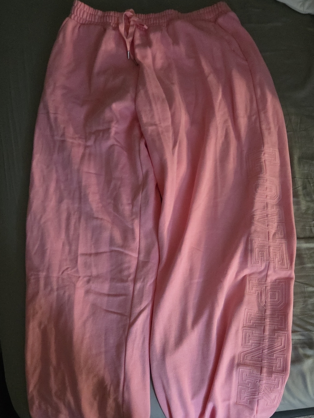 PINK Victoria's Secret Bubblegum Pink Drawstring Sweatpants